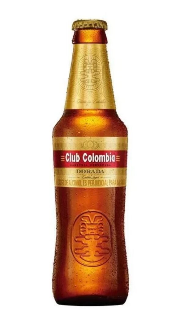 cerveza club colombia dorada